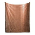 thumbnail image 1 of Abstract Soft Flannel Fleece Throw Blanket, Indusrial Plate Facade Illustration Tough Construction Element Modern, Cozy Plush for Indoor and Outdoor Use, 60" x 80", Pale Coral Chocolate, by Ambesonne, 1 of 5