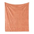 thumbnail image 1 of Abstract Soft Flannel Fleece Throw Blanket, Overlapping Citrus Grape Lemon Fruit Slices Vitamin Organic Food, Cozy Plush for Indoor and Outdoor Use, 70" x 90", Vermilion Orange, by Ambesonne, 1 of 5