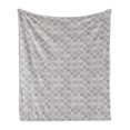 thumbnail image 1 of Abstract Soft Flannel Fleece Throw Blanket, Squares with Wavy Lines in Pastel Tones Geometric Theme Patchwork Like Mosaic, Cozy Plush for Indoor and Outdoor Use, 50" x 60", Multicolor, by Ambesonne, 1 of 5