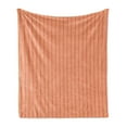 thumbnail image 1 of Abstract Soft Flannel Fleece Throw Blanket, Unusual Concept Geometry Inspired Motif in Bicolour Design, Cozy Plush for Indoor and Outdoor Use, 50" x 70", Dark Orange Vermilion, by Ambesonne, 1 of 5
