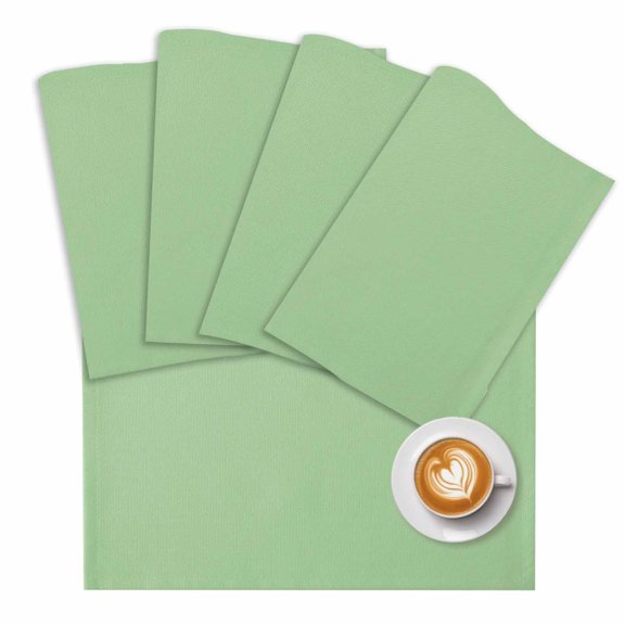 Abstract Solid Color Placemats Set of 1 Simple Avocado Low Saturation Place Mats Washable Table Mats for Party Kitchen Dining Decoration, 13 X 19 Inch