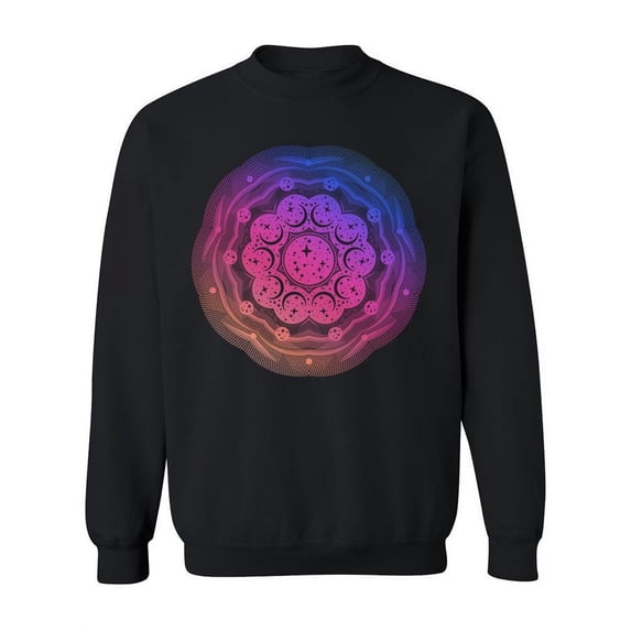 Abstract Space Circle Design Sweatshirt Women -Image by Shutterstock, Female 5X-Large