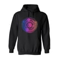 thumbnail image 1 of Abstract Space Circle Graphic Hoodie Men -Image by Shutterstock, Male Large, 1 of 4