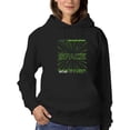 thumbnail image 1 of Abstract Space Rave Style Hoodie Women -Image by Shutterstock, Female 3X-Large, 1 of 4