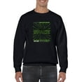thumbnail image 1 of Abstract Space Rave Style Sweatshirt Men -Image by Shutterstock, Male 3X-Large, 1 of 4