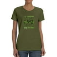 thumbnail image 1 of Abstract Space Rave Style T-Shirt Women -Image by Shutterstock, Female Small, 1 of 4