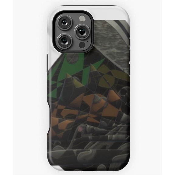 Abstract Space Records Pyramid M4019 Phone Case for iPhone 17 16 15 14 13 12 11 Pro Max