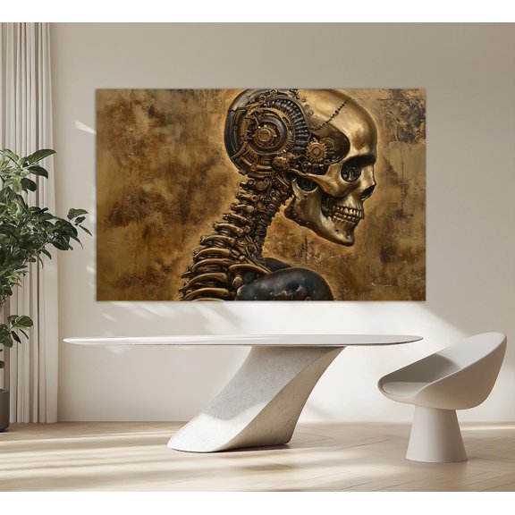 Abstract Spine Anatomy Wall Art Print
