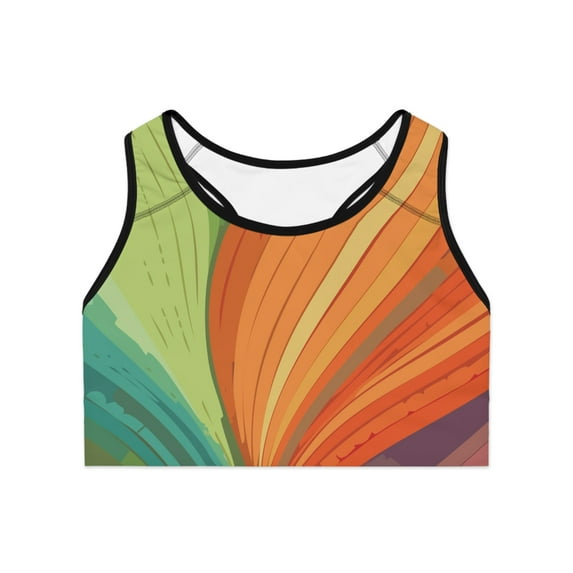 Abstract Sports Bra