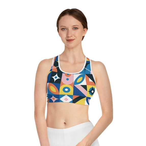 Abstract Sports Bra