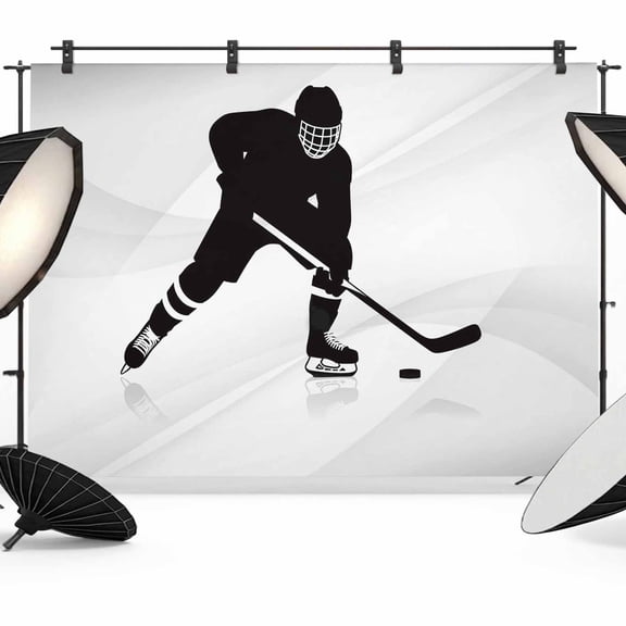 Abstract Sports Photography Backdrop 7x5FT, Athletes Hockey Grey Background Photo Backdrops, Background for Photography Studio Photo Studio Background, Back Drop for Photoshoot