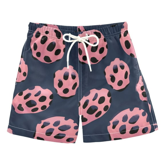 Abstract Spot Art Boys Swim Trunks Quick Dry Boy Swim Shorts for 3-14 Years