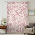 thumbnail image 1 of Abstract Spring Floral Sheer Curtains 72 Inches Long, Farmhouse Summer Botanical Light Filering Curtains, Breathable Simi Curtain Privacy Drapes for Living Room Bedroom Lightweight Window Treatment, 1 of 9