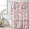 thumbnail image 1 of Abstract Spring Floral Waterproof Fabric Shower Curtain,Farmhouse Summer Botanical Waterproof Fabric Shower Curtain for Bathroom Curtains Bathtubs Hotel Shower Curtains with 12 Hooks Small 36x78in, 1 of 8
