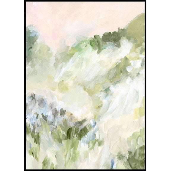 Abstract Spring Landscape Poster Wall Art, Modern Wall Decor For Living Room Bedroom, 24x36 UNFRAMED