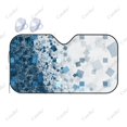 Abstract Square Car Windshield Cover Sun ShadeUniversal Folding Block