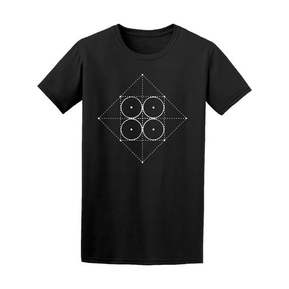 Abstract Square Figure T-Shirt Men -Image by Shutterstock, Male Large