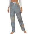 thumbnail image 1 of Abstract Star Pattern Design Winter Female Pants Flannel High Waist Women Pants Lady Warm Straight Leg Plush Trousers, 1 of 7