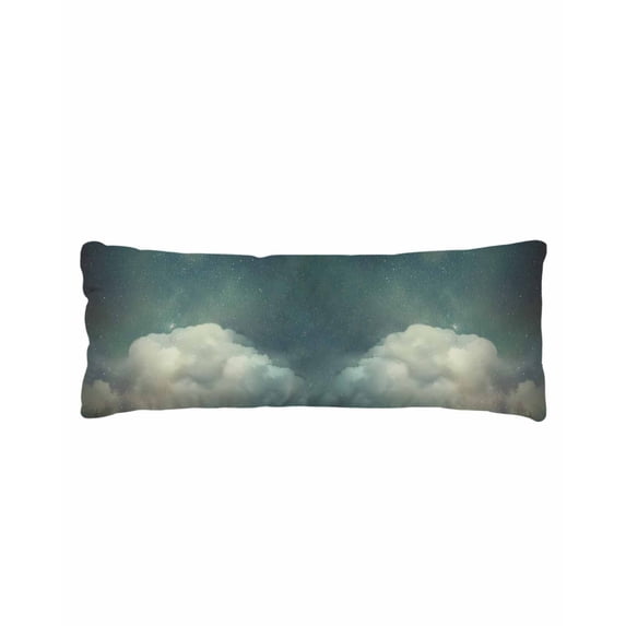 Abstract Starry Sky Body Pillow Cover 20 x 60 Inch Decorative Pillow Cover Modern Vintage Clouds Night Sky Lumbar Pillowcase Seasonal Rectangle Cushion Case for Couch Sofa Bed Living Room
