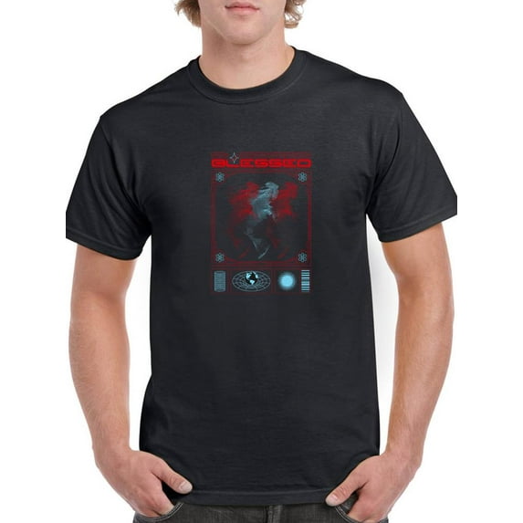 Abstract Statue Art Vectors T-Shirt Men -Image by Shutterstock, Male Large