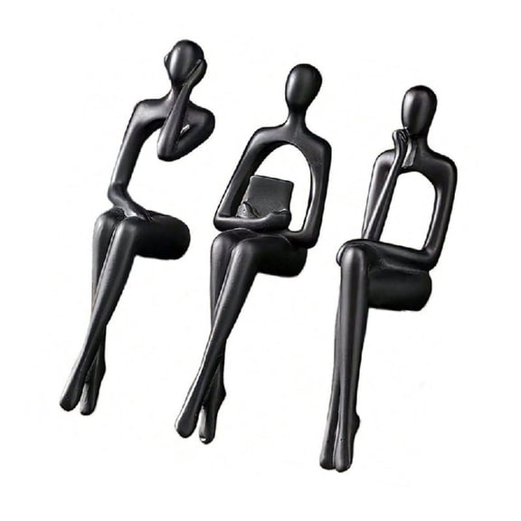 Abstract Statue Resin Sculpture Modern Desktop Decors For Home Office Living Room Decoration Bookshelf Display