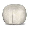 thumbnail image 1 of Abstract Storage Toy Bag Chair, Circles Spiralling in Soft Tones Geometric Ellipse Round Ring Bohemian Art, Stuffed Animal Organizer Washable Bag, Small Size, Beige and White, by Ambesonne, 1 of 3