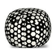 thumbnail image 1 of Abstract Storage Toy Bag Chair, Continuing Formation of Hexagons on a Dark Background Simplistic Layout, Stuffed Animal Organizer Washable Bag, Large Size, Charcoal Grey Ivory, by Ambesonne, 1 of 3