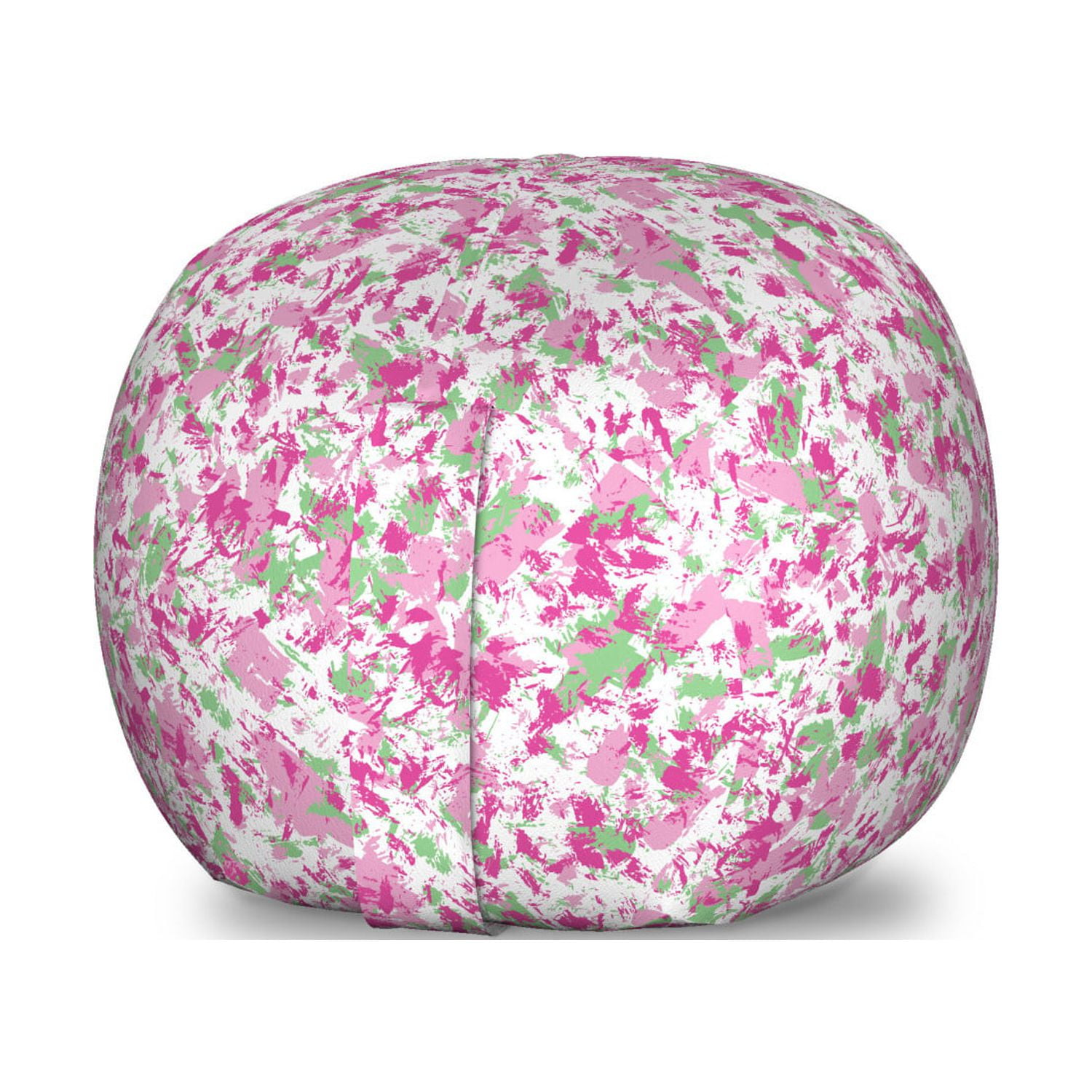 Abstract Storage Toy Bag Chair, Continuous 80's Style Funky Jumble ...