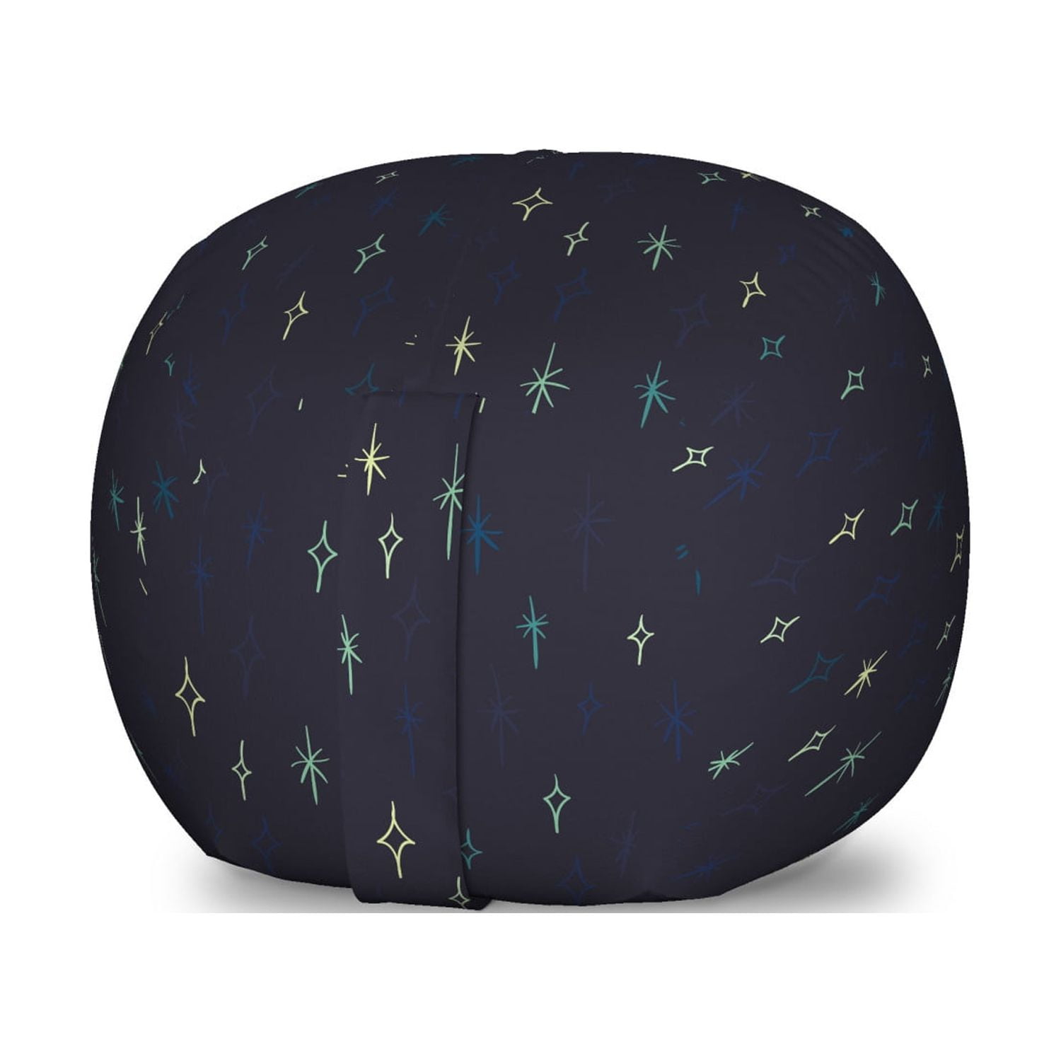 Abstract Storage Toy Bag Chair, Continuous Abstract Cartoon Style Stars ...