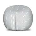 thumbnail image 1 of Abstract Storage Toy Bag Chair, Geometric Contemporary Square Connecting Spirals Simplistic Mosaic Art Deco, Stuffed Animal Organizer Washable Bag, Large Size, Grey and White, by Ambesonne, 1 of 3