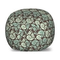 thumbnail image 1 of Abstract Storage Toy Bag Chair, Raindrop Pattern with Swirled Lines on Brown Toned Backdrop Weather, Stuffed Animal Organizer Washable Bag, Small Size, Mint Green Seafoam Brown, by Ambesonne, 1 of 3