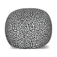 thumbnail image 1 of Abstract Storage Toy Bag Chair, Repeated Concept of Distinctive Dark Spotted Leopard Jaguar Animal Printing, Stuffed Animal Organizer Washable Bag, Large Size, Grey and White, by Ambesonne, 1 of 3