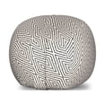 thumbnail image 1 of Abstract Storage Toy Bag Chair, Repetitive Diagonal Rhombus Motifs Illustration in Pale Tones Pattern, Stuffed Animal Organizer Washable Bag, Large Size, Champagne Charcoal Grey, by Ambesonne, 1 of 3