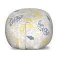 thumbnail image 1 of Abstract Storage Toy Bag Chair, Several Striped Leaves Pastel Tones Retro Style Natural Pattern Illustration, Stuffed Animal Organizer Washable Bag, Small Size, Multicolor, by Ambesonne, 1 of 3