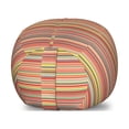thumbnail image 1 of Abstract Storage Toy Bag Chair, Vivid Horizontal Colorful Striped Lines Background Rainbow Bars Display, Stuffed Animal Organizer Washable Bag, Small Size, Multicolor, by Ambesonne, 1 of 3
