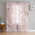 thumbnail image 1 of Abstract Streamline Marble Pattern Sheer Tulle Home ration Living Room Bedroom Cortinas Chiffon Window Curtains, 1 of 7