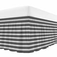 Abstract Stripe Bed Skirt Bed Skirts King Size 16 Inch Drop, Classic ...