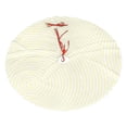 thumbnail image 1 of Abstract Striped Red White Christmas Tree Skirt for Xmas Holiday Home Decor Farmhouse Decorations Indoor 30", 1 of 6