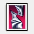 thumbnail image 1 of Abstract Striped Warp - Photography Black Framed Wall Art Print 16 x 24 inches, 1 of 7