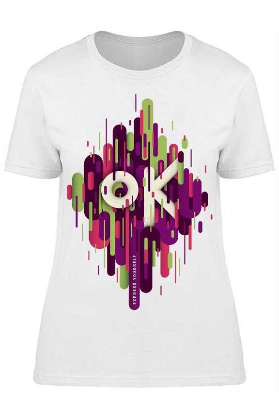 Abstract Style Ok Tee Women's -Image by Shutterstock