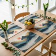 thumbnail image 1 of Abstract Sun Mountain Scenery Placemats Set of 4,Wipeable Washable Table Mats for Dining Tables, Retro Gradient Art on Linen Place Mats for Kitchen Event Party Tabletop Decor, 1 of 9
