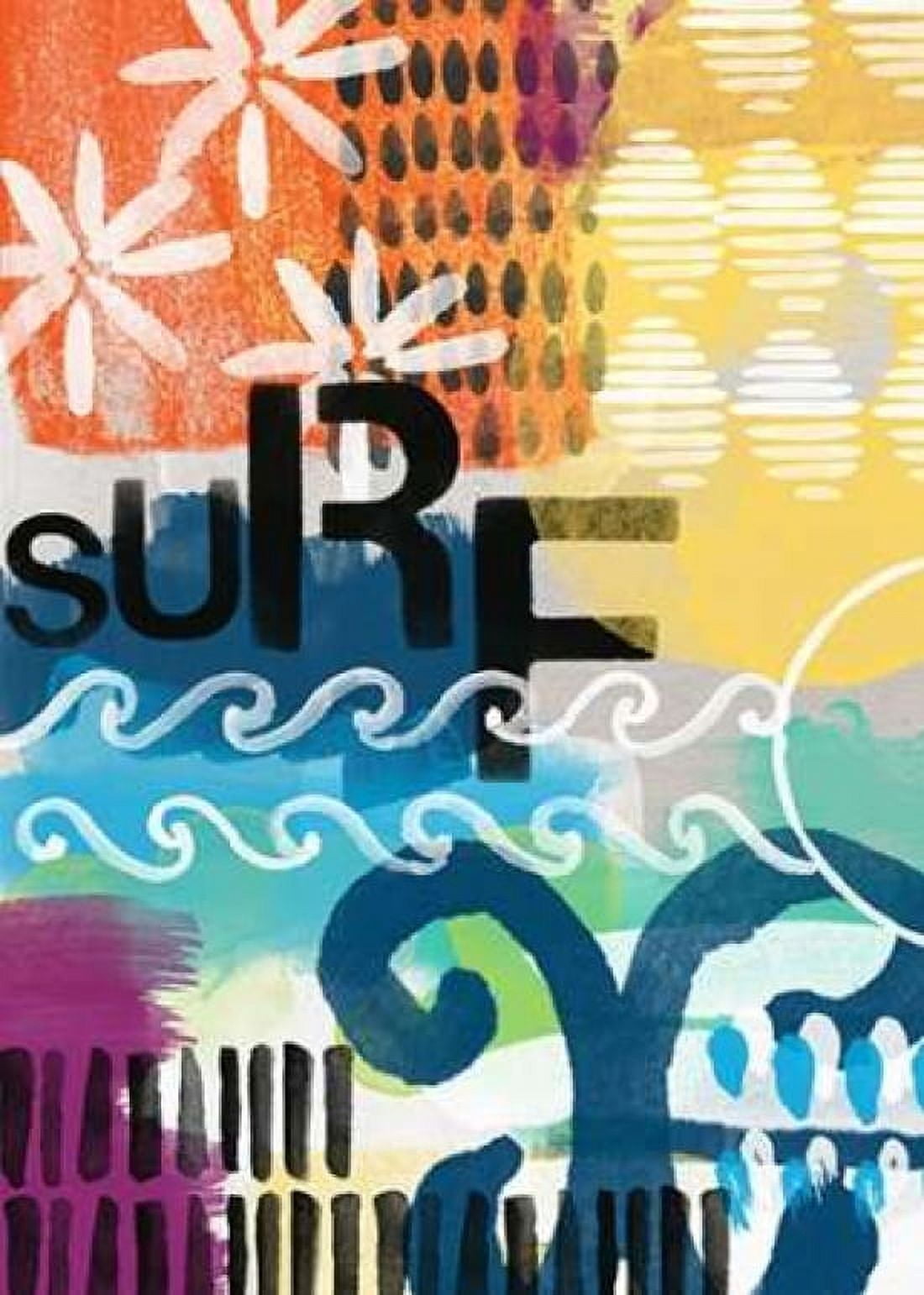 Abstract Surf Canvas Art - Linda Woods (20 x 28)