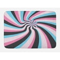thumbnail image 1 of Abstract Surreal Bath Mat, Colorful Distorted Spiral Optical Illusion, Plush Bathroom Decor Mat with Non Slip Backing, 29.5" X 17.5", Multicolor, by Ambesonne, 1 of 2