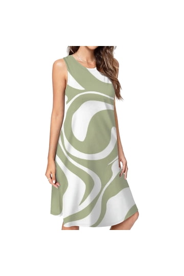 Shop Green and White Dresses for Women from Casual to Party Styles
