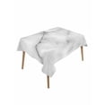 thumbnail image 1 of Abstract Table Cloth 60x102 Inch Rectangle, Grey Marble Texture Black Crack Lines Modern Art Waterproof Tablecloth Washable Table Cover for Party Picnic Dinner Decor, 1 of 9
