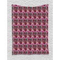 thumbnail image 1 of Abstract Tapestry, Artistic Flower Blossom Design Watercolor Effect Hand Drawn Lines and Dots Shapes, Wall Hanging for Bedroom Living Room Dorm Decor, 60"W X 80"L, Multicolor, by Ambesonne, 1 of 2