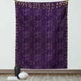 thumbnail image 1 of Abstract Tapestry, Dotted Pattern of Many Size Abstract Illustration with Purple Tones, Wall Hanging for Bedroom Living Room Dorm Decor, 40W X 60L Inches, Dark Purple Lilac Fuchsia, by Ambesonne, 1 of 2