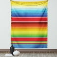 thumbnail image 1 of Abstract Tapestry, Horizontal and Colored Ethnic Blanket Rug Lines Pattern Vibrant Abstract Design, Wall Hanging for Bedroom Living Room Dorm Decor, 40W X 60L Inches, Multicolor, by Ambesonne, 1 of 2