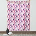 thumbnail image 1 of Abstract Tapestry, Paint Stains Expressionism Inspired Modern Artwork Surreal Shapes Pattern, Wall Hanging for Bedroom Living Room Dorm Decor, 40W X 60L Inches, Pink Purple White, by Ambesonne, 1 of 5