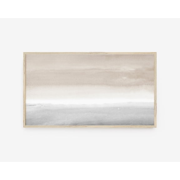 Abstract Taupe Grey Wall Art Neutral Tones Modern Minimalist Screen Decoration, Unframed Paper Poster 8x10in